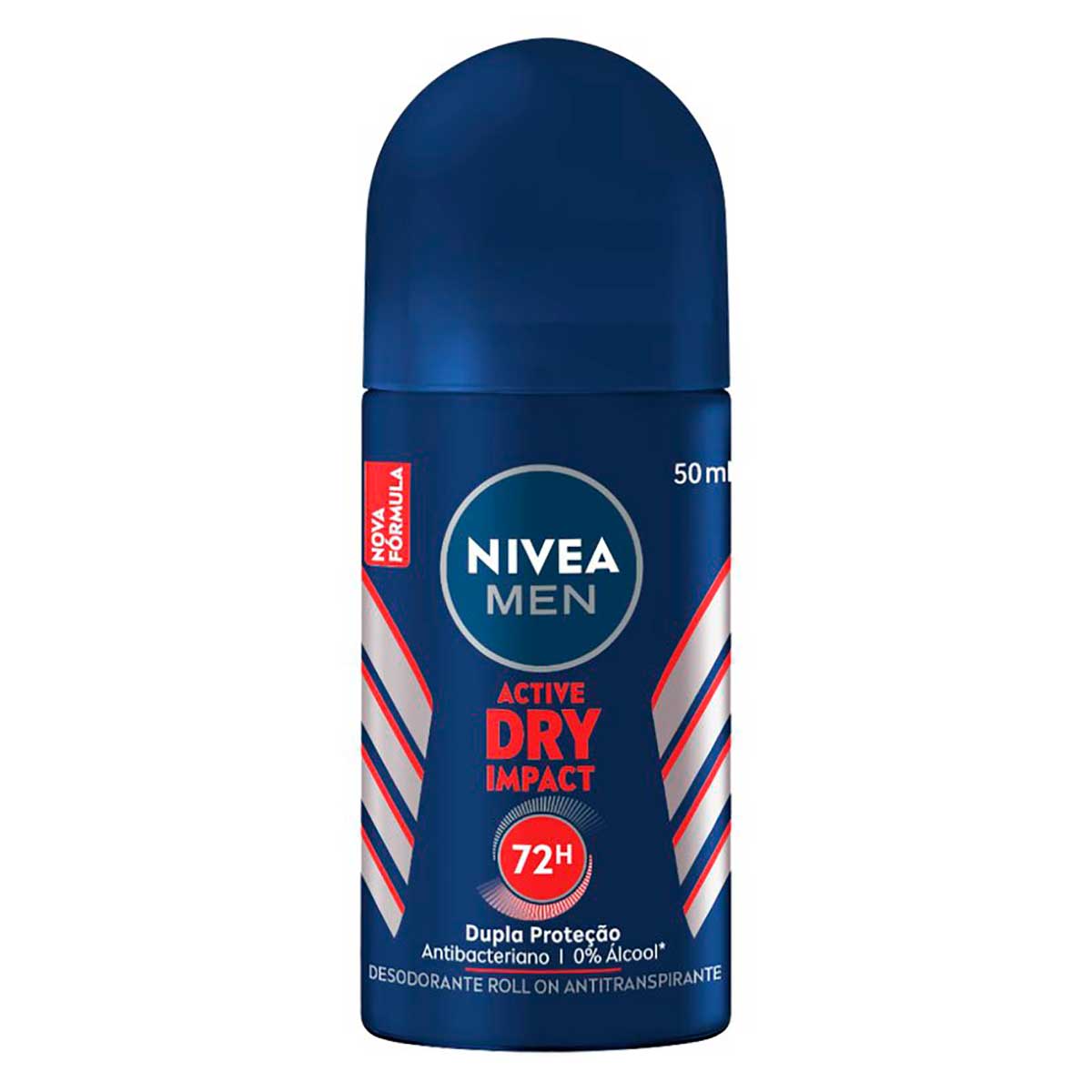 Desodorante Antitranspirante Nivea Men Roll On Dry Impact 50ml