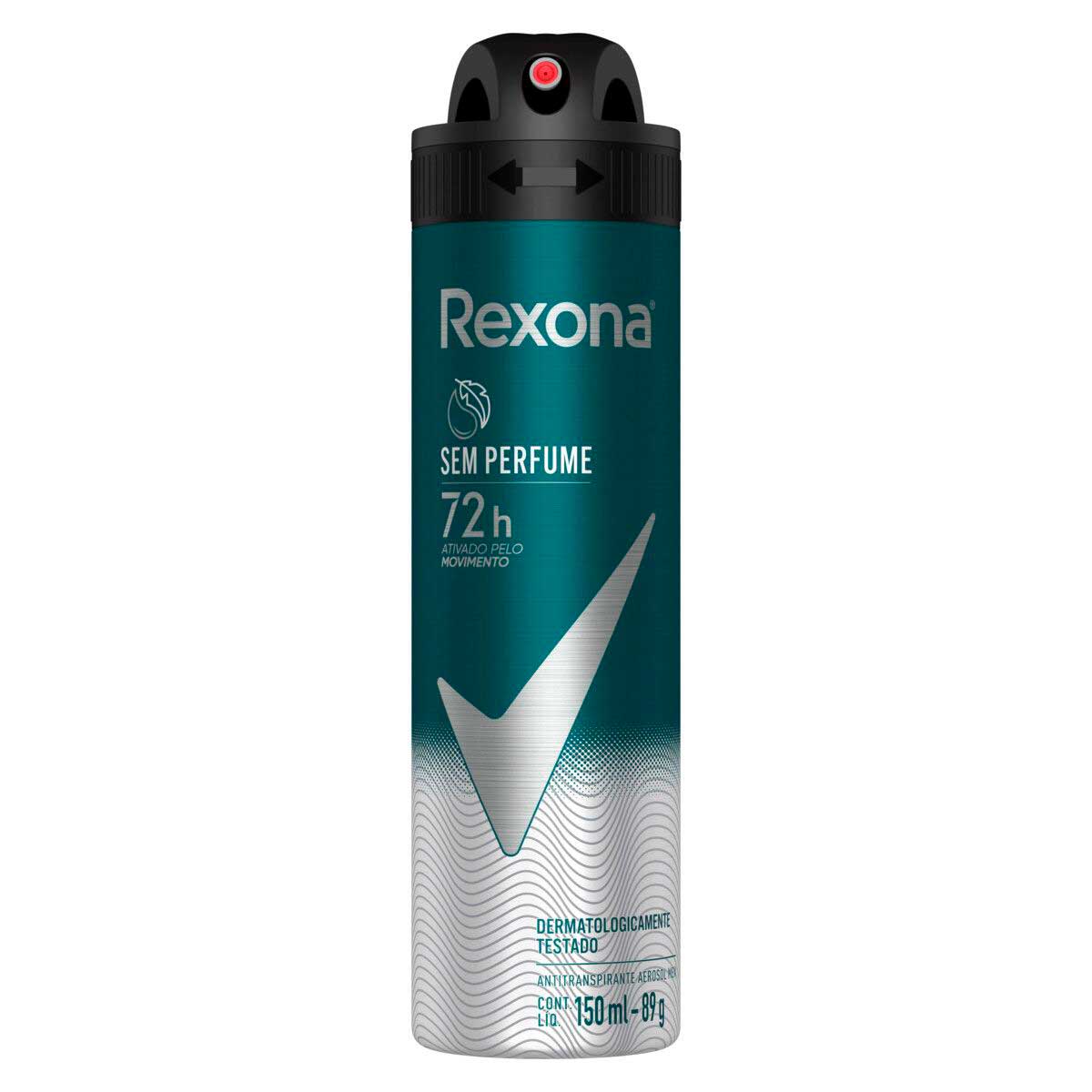 Desodorante Rexona Masculino Sem Perfume 150ml