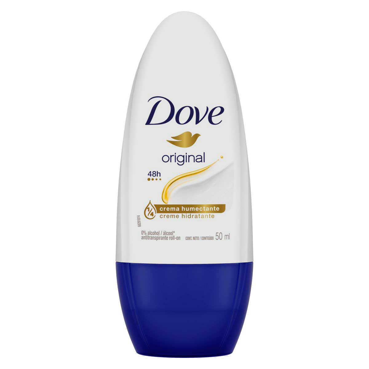 Desodorante Antitranspirante Roll-On Dove Original 50ml