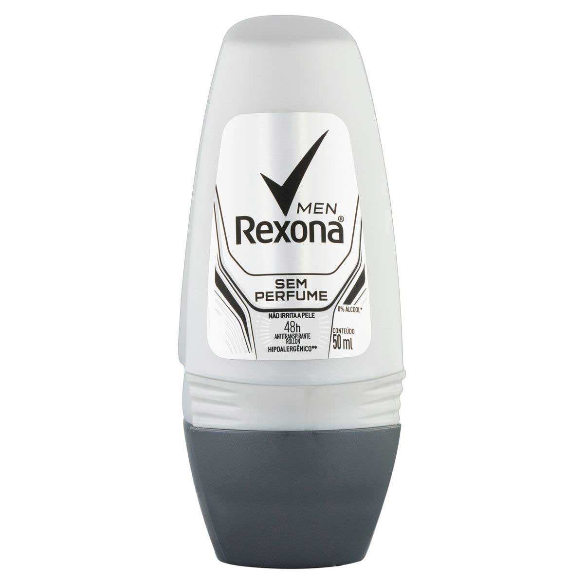 Desodorante Antitranspirante Rexona  SEM PERFUME 50ml