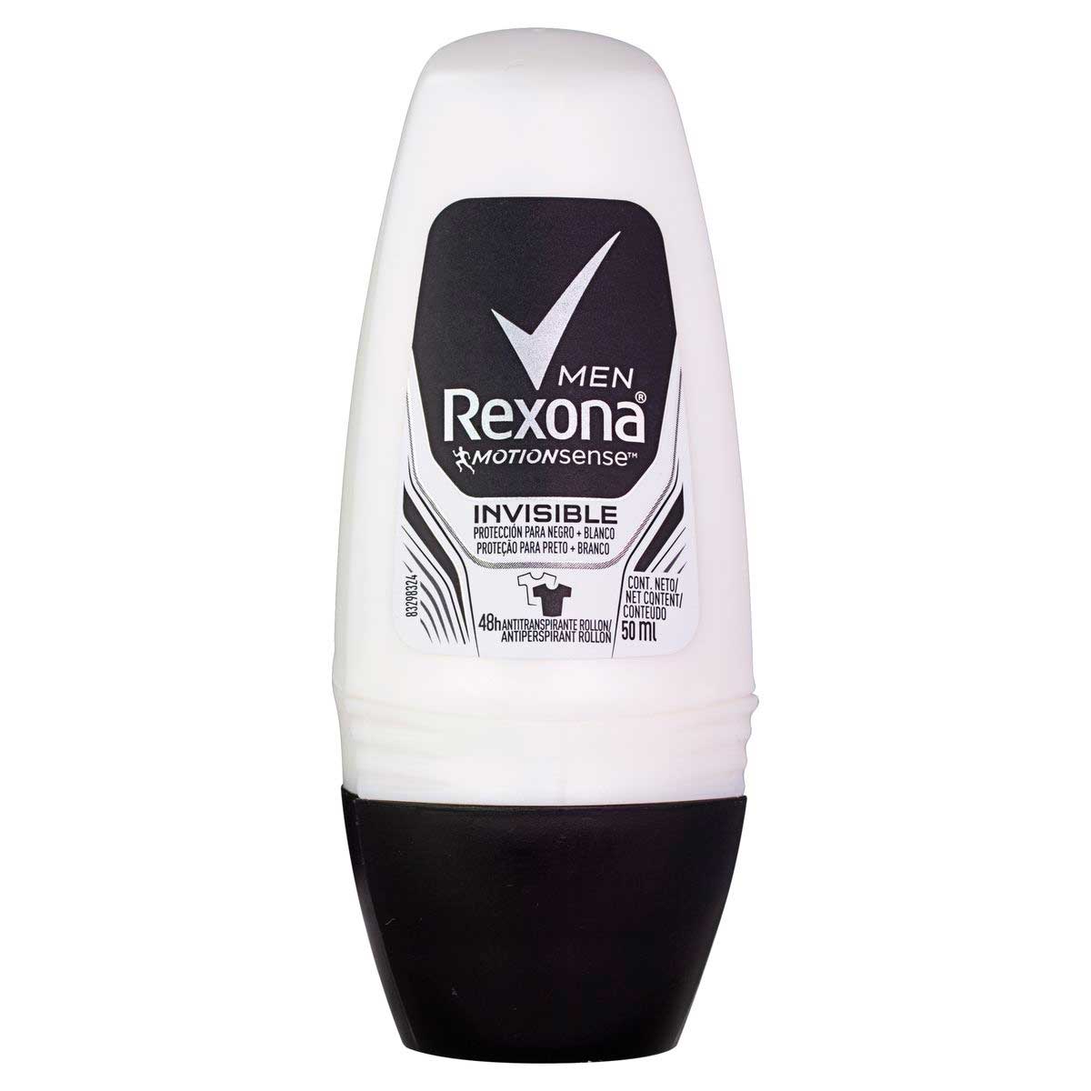 Desodorante Antitranspirante Rexona Invisible Men 50ml