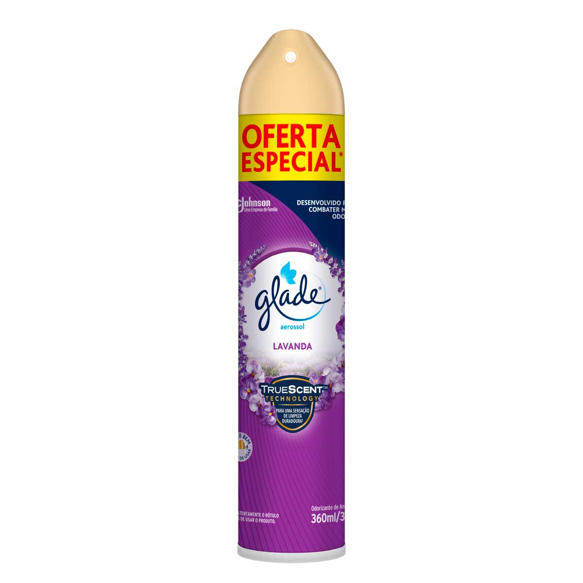 Desodorizador Glade Aerossol Lavanda 360 ml Oferta Especial