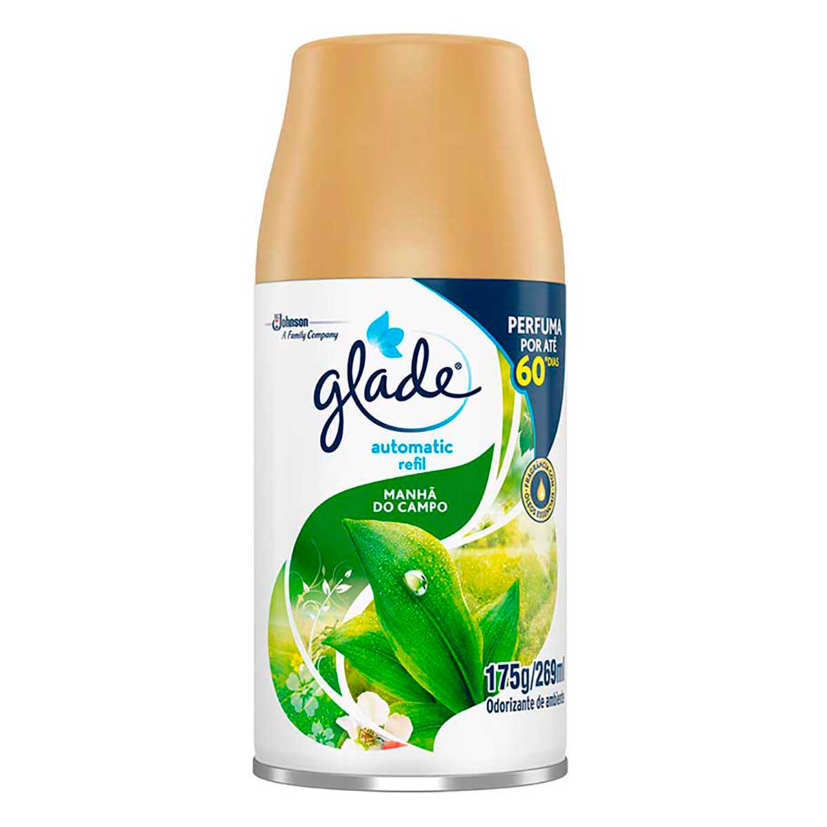 Desodorizador Glade Automatic Spray Refil Manhã do Campo 269 ml