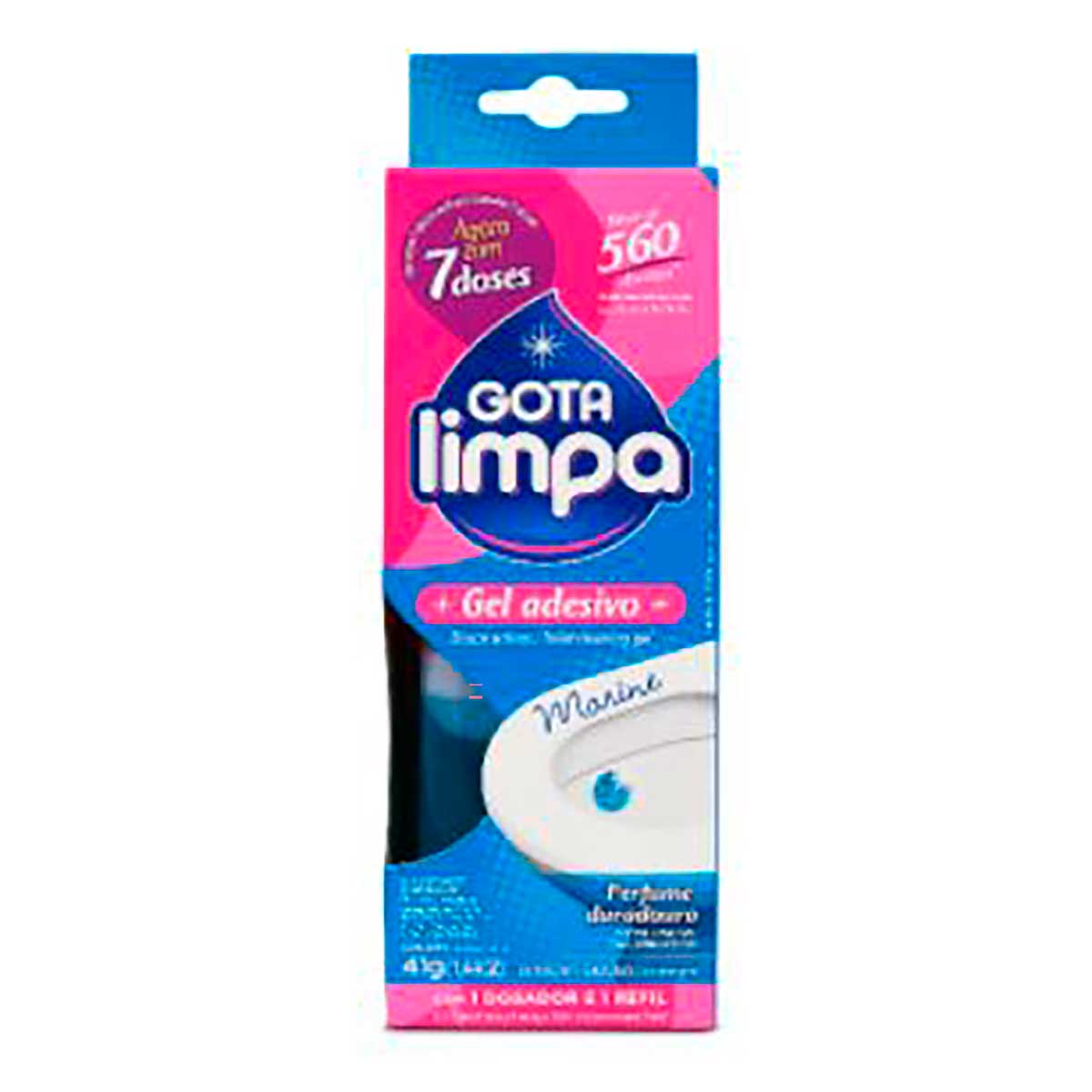 Desodorizador Sanitario Gel Gota Limpa Marine Ap 7 Un