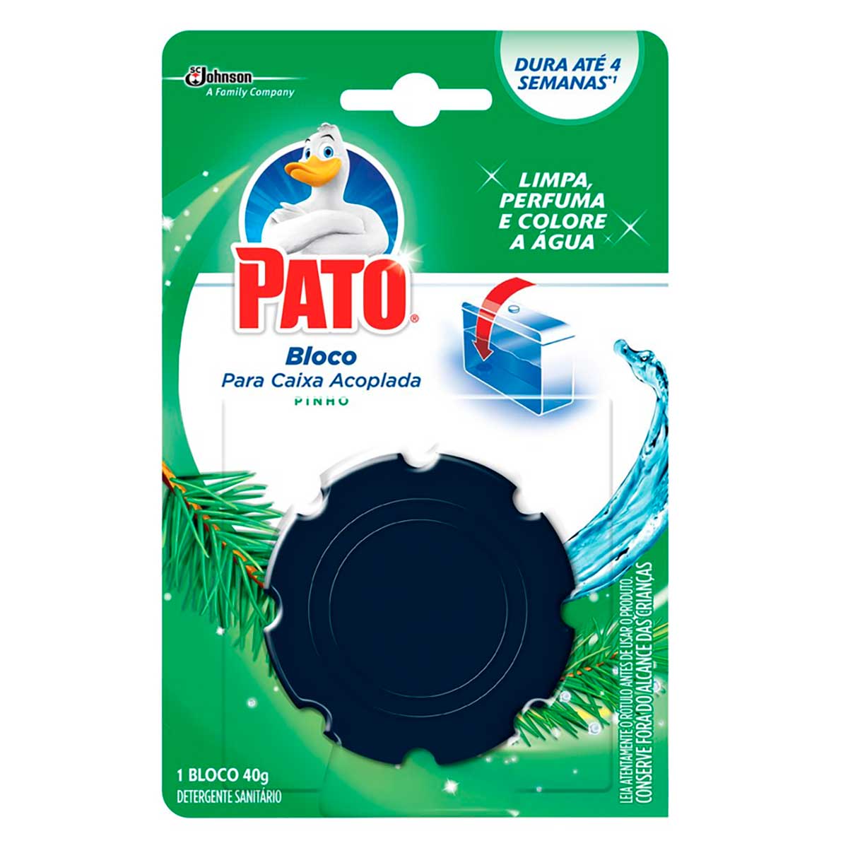 Desodorizador Sanitário Pato Caixa Acoplada Pinho 40 g