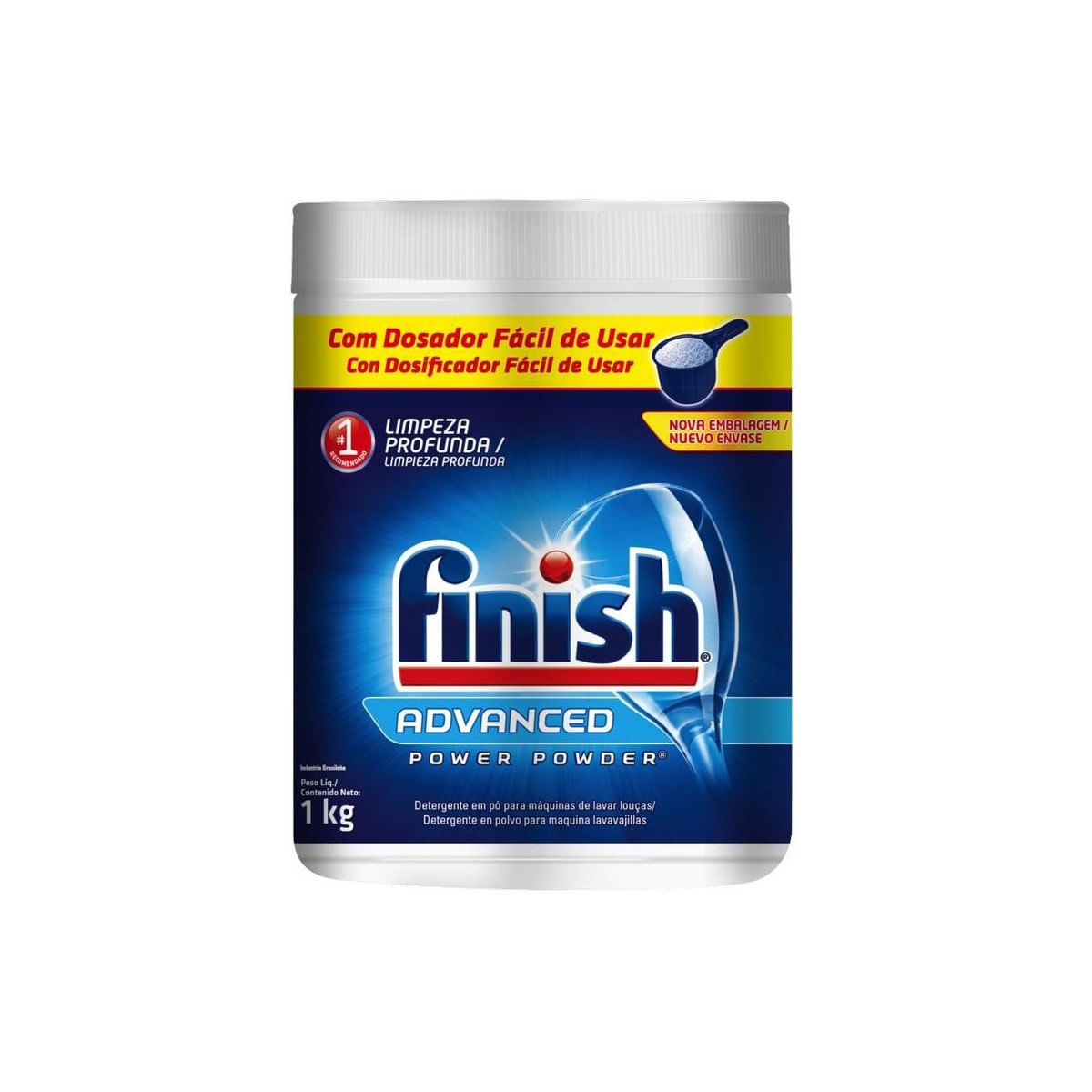 Detergente para Lava Louças em Pó Finish 1kg