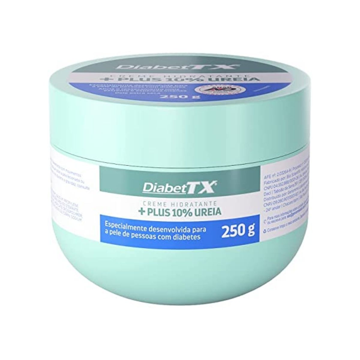 Creme Hidratante Diabettx 10 Ureia 250 g