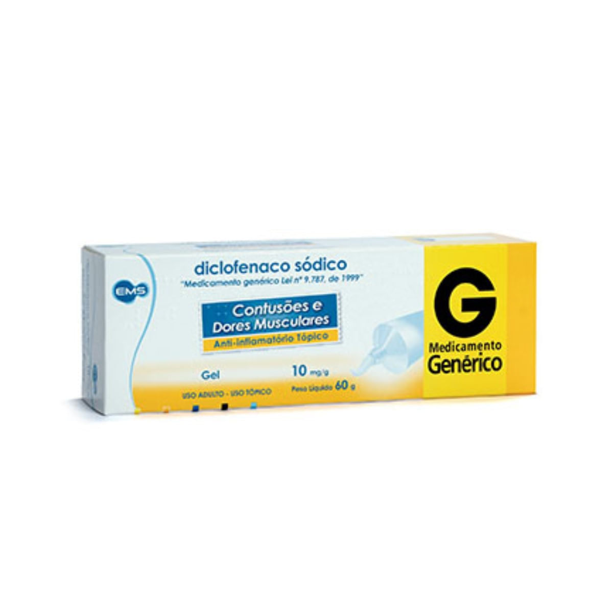 Diclofenaco Sódico em Gel EMS 60gr