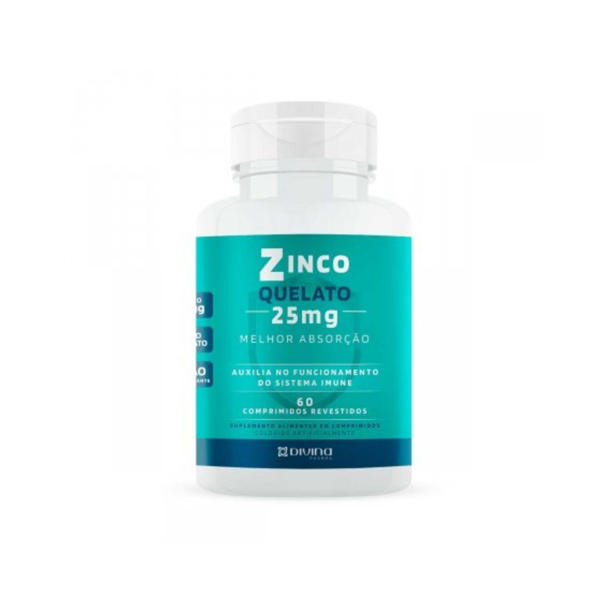 Divina Pharma Zinco com 60 comprimidos