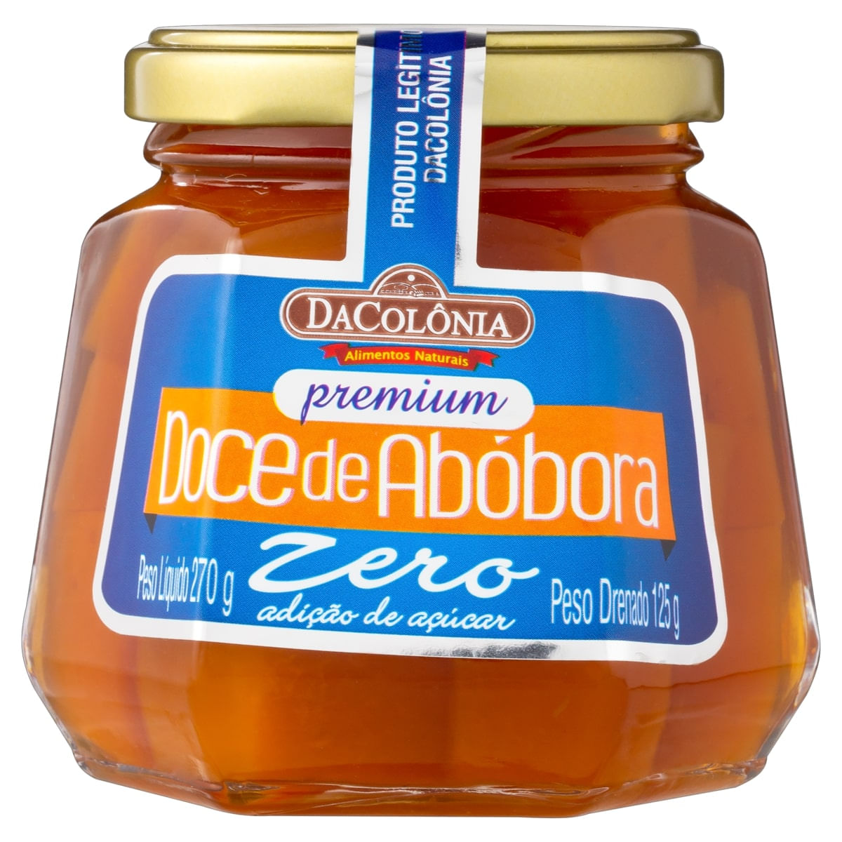 Doce Abobora Zero Acucar Dacolonia 270 g