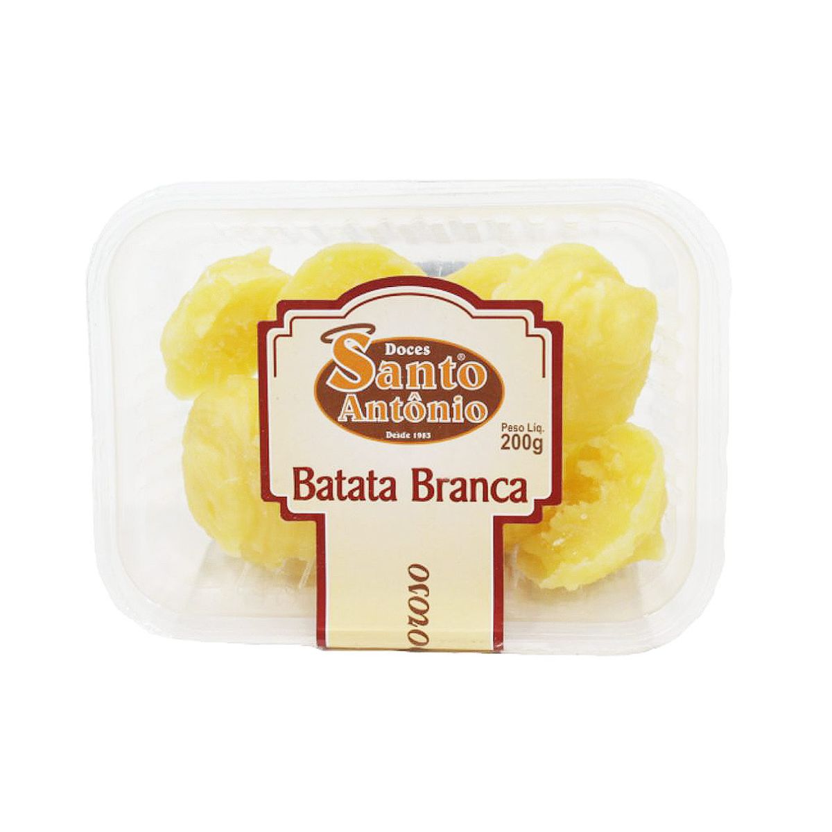 Doce de Batata Doce Branca com Açúcar Mascavo Santo Antonio 200 g