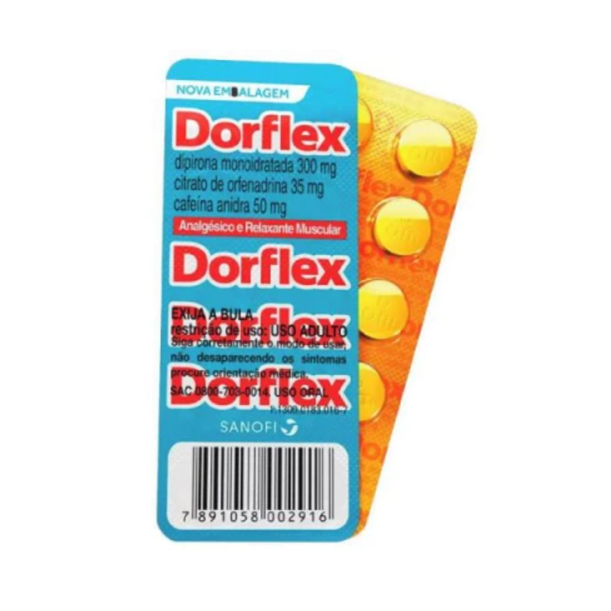 Dorflex com 10 comprimidos