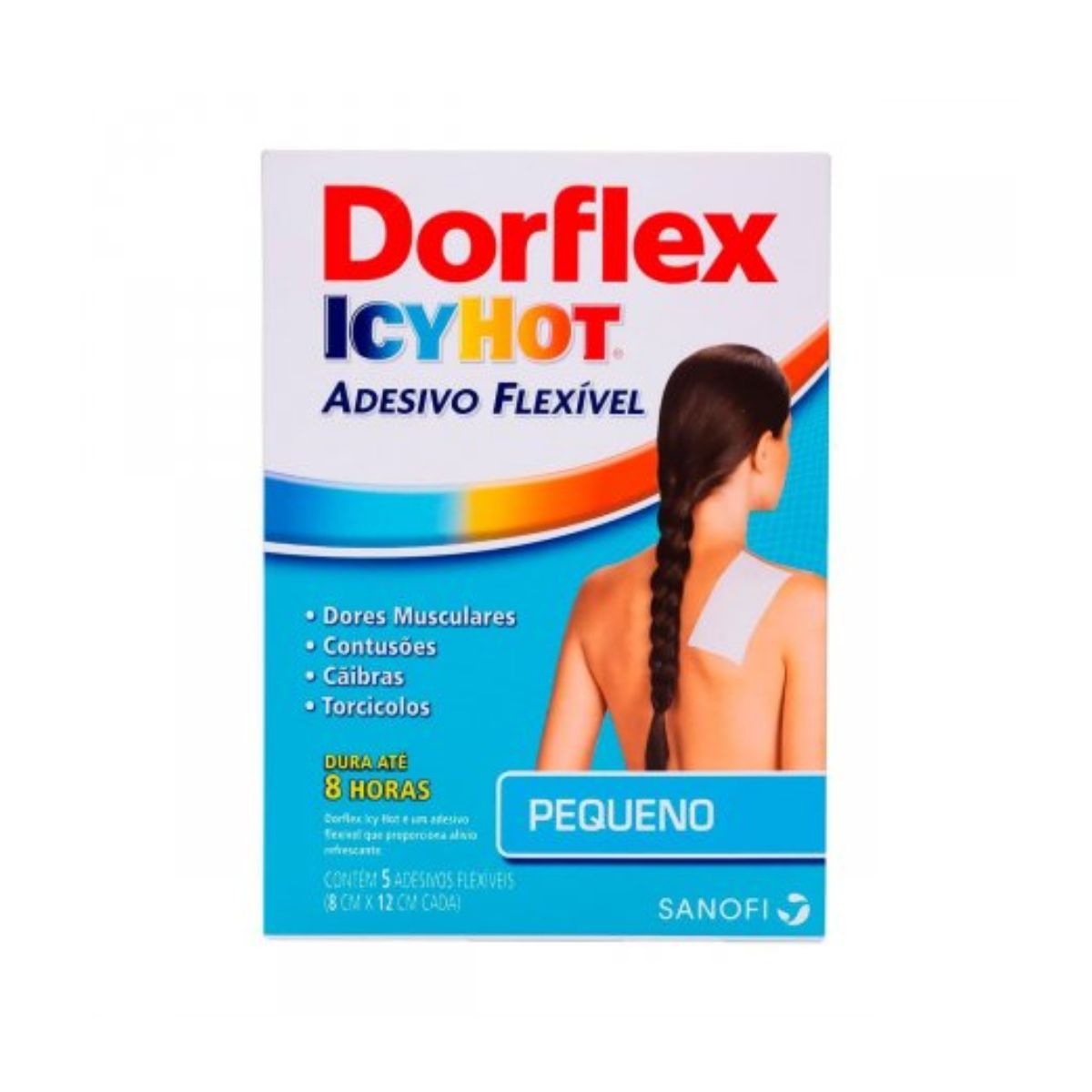 Dorflex Icy hot adesivos pequenos com 5 unidades