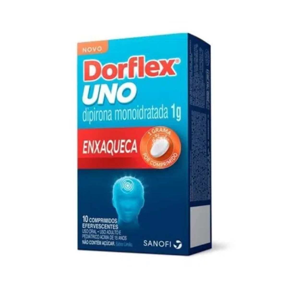 Dorflex uno 1 g com 10 comprimidos efervescentes