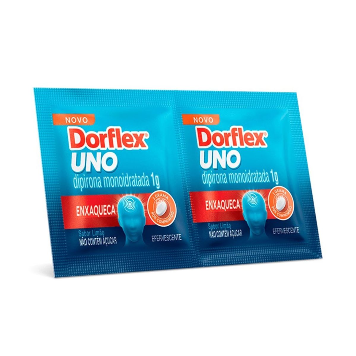 Dorflex uno 1 g com 2 comprimidos efervescentes