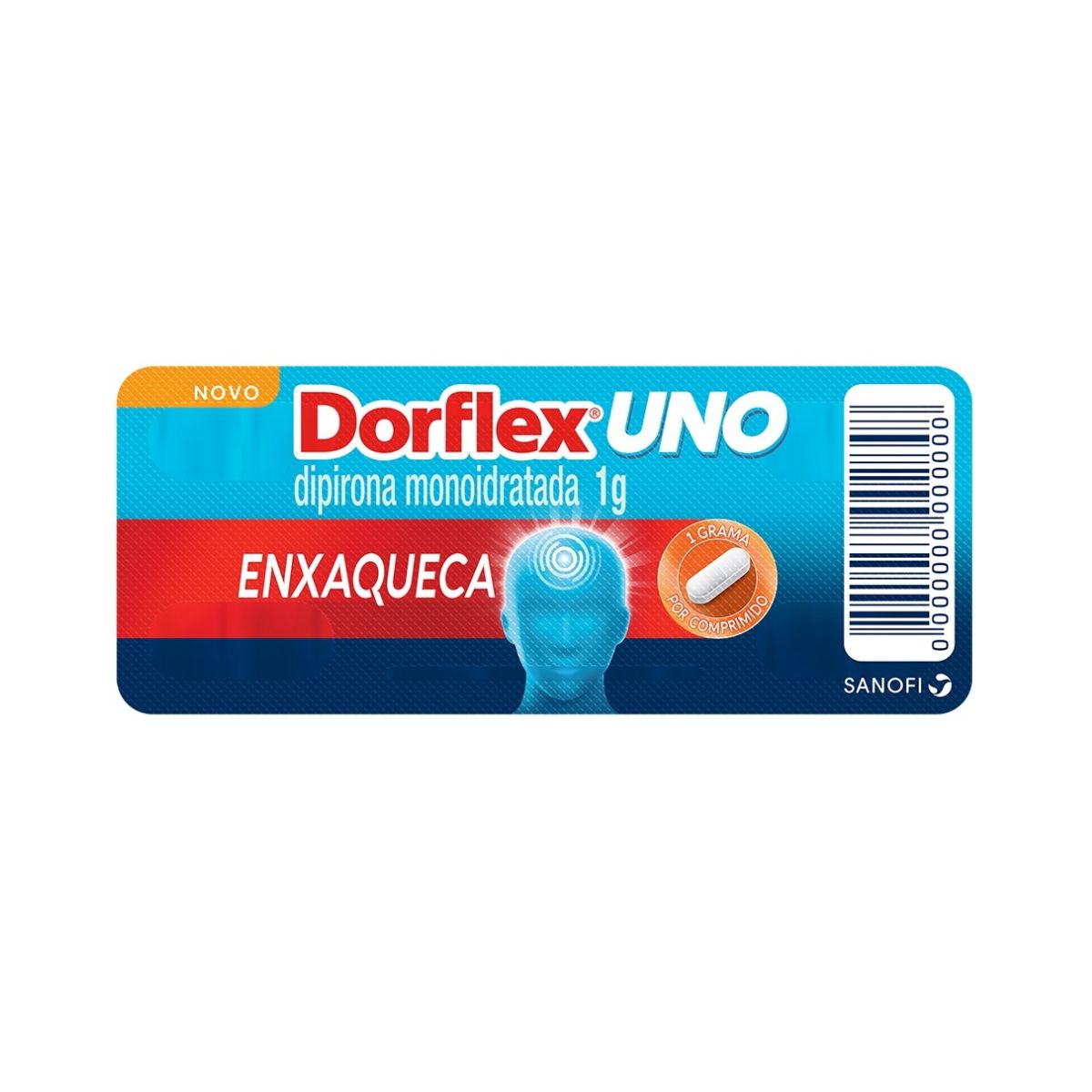 Dorflex uno 1 g com 4 comprimidos