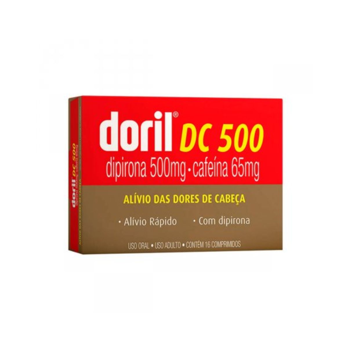 Doril DC 500 mg com 16 comprimidos