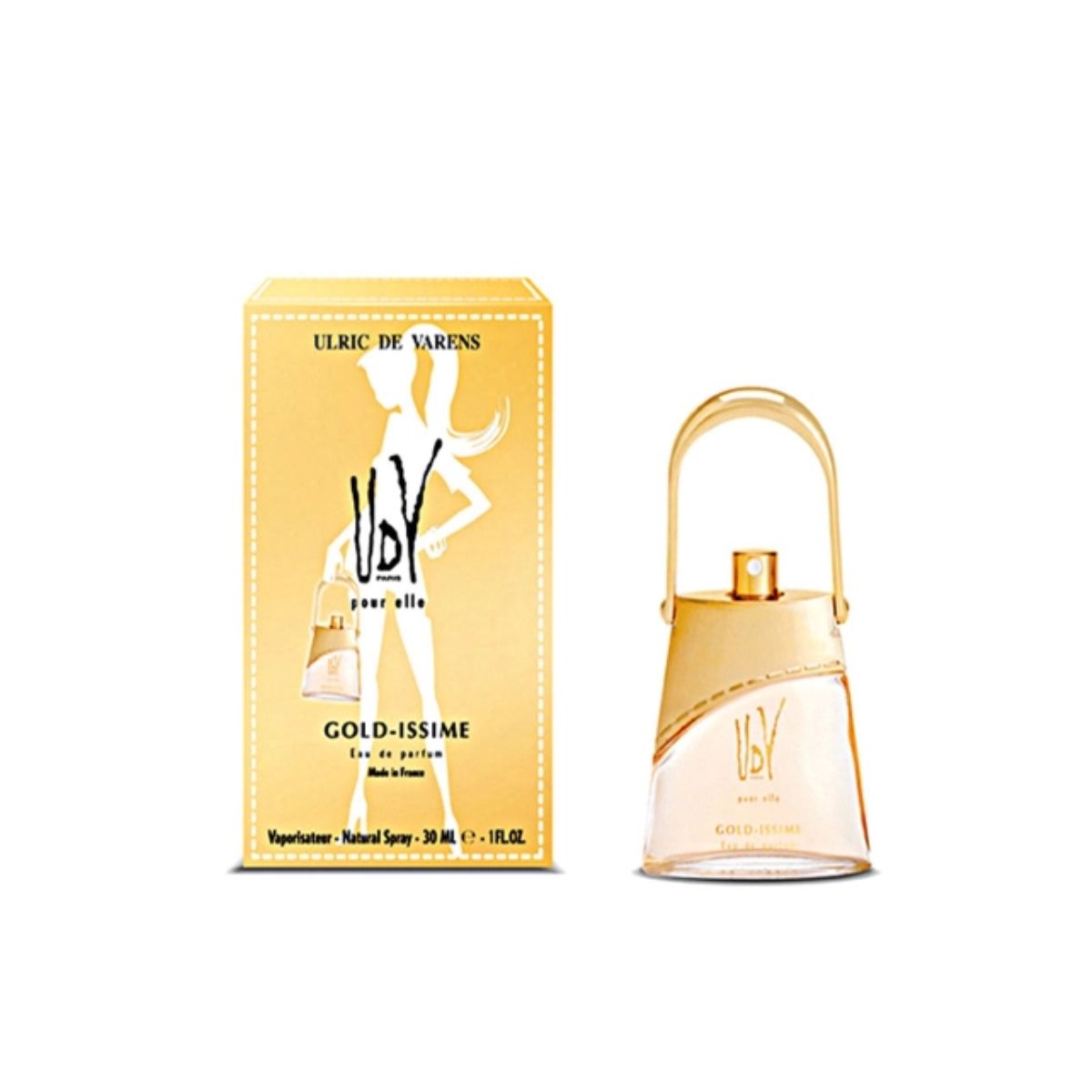 Perfume feminino Edp gold-issime Ulric De Varens com 30 ml