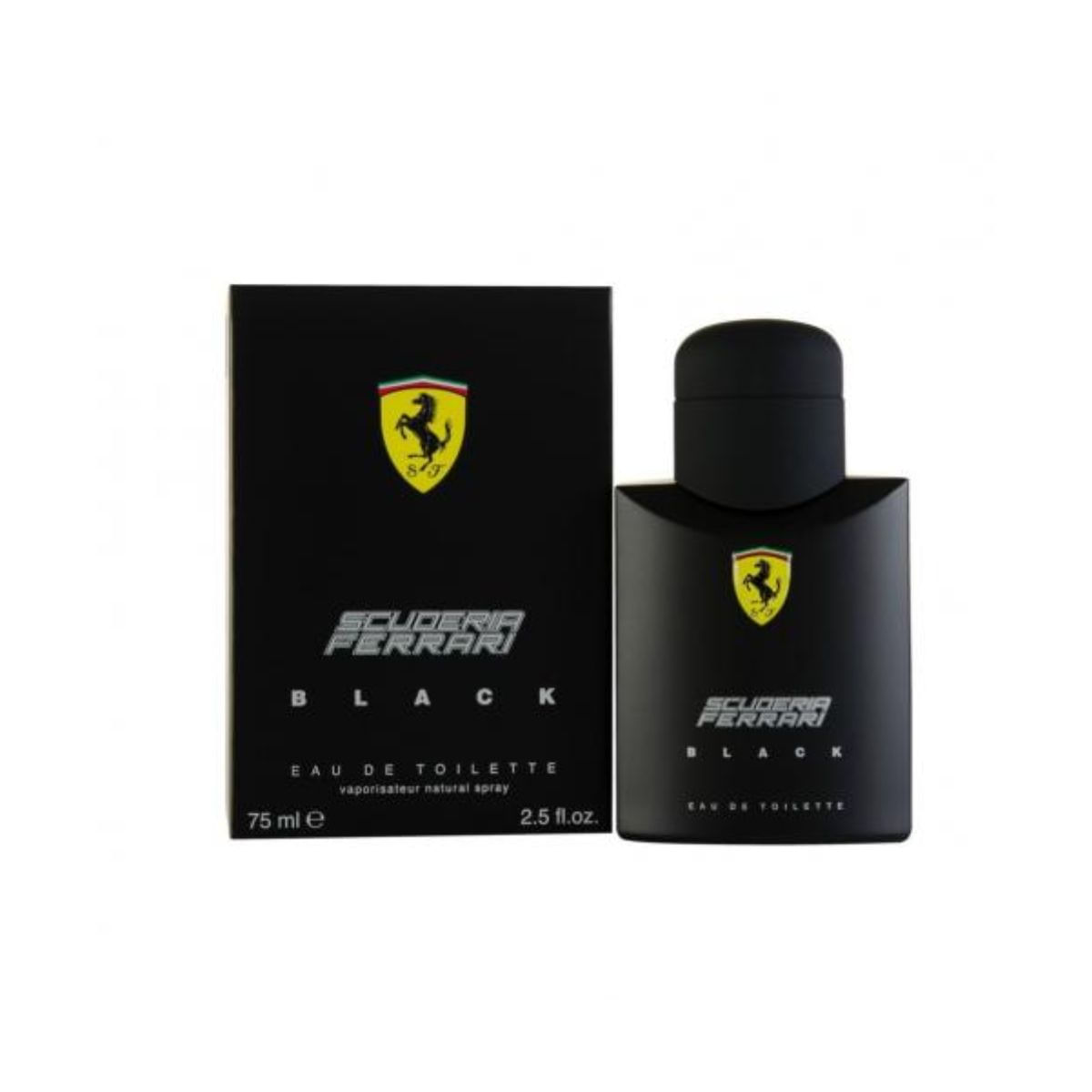 Perfume masculino Edt Ferrari Black com 75 ml