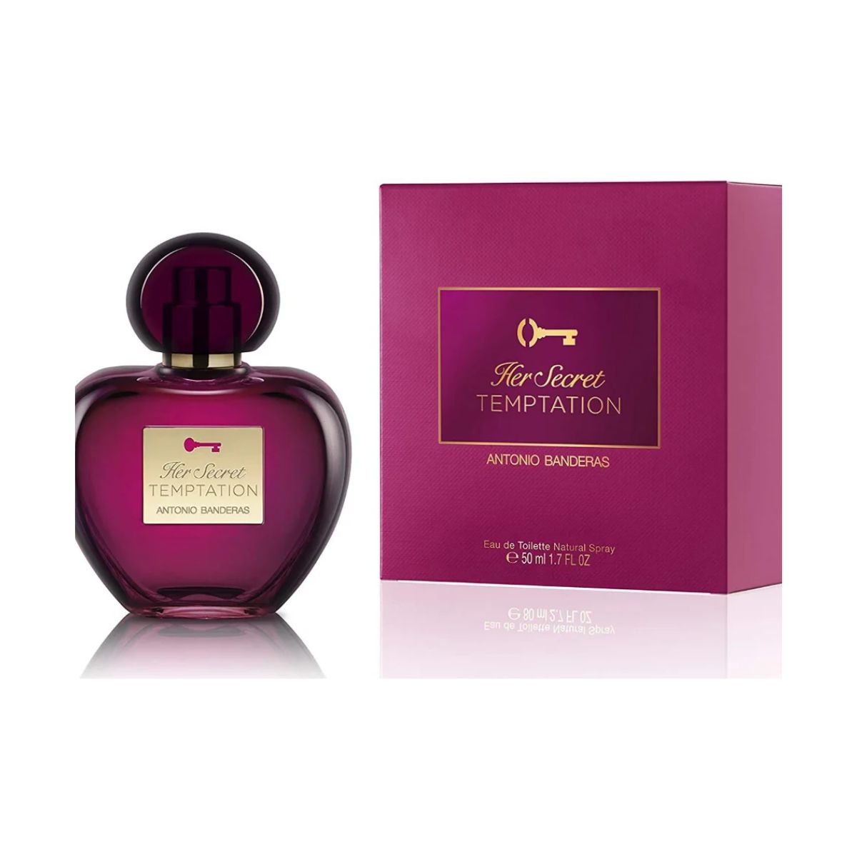 Perfume feminino Edt Temptation com 50 ml