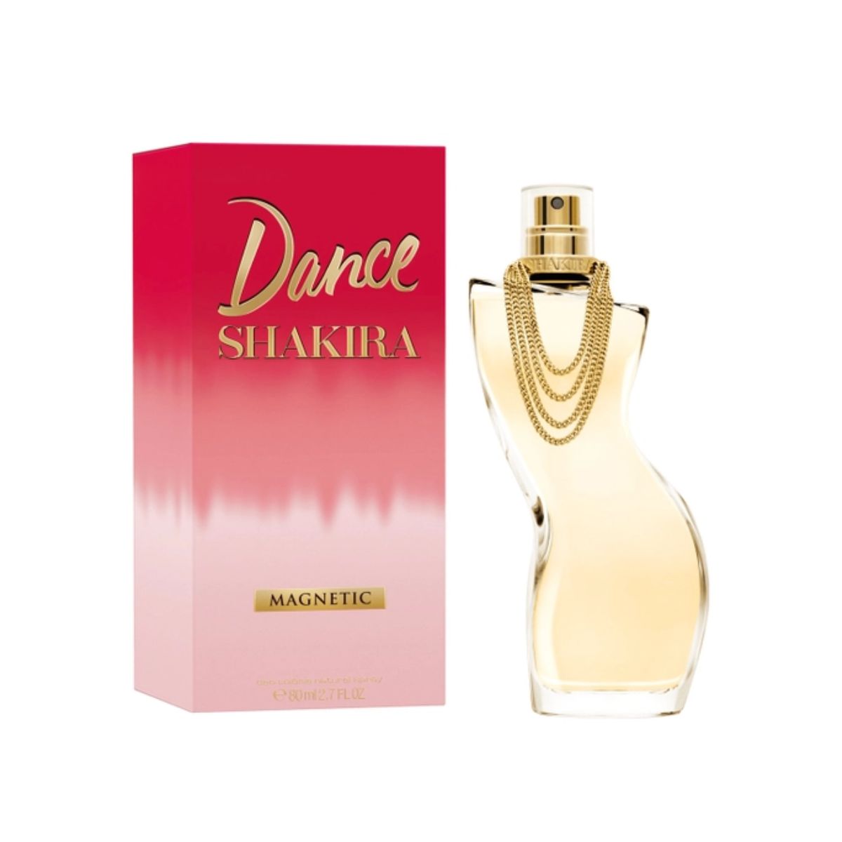 Perfume feminino Edt Shakira dance Magnetic com 80 ml