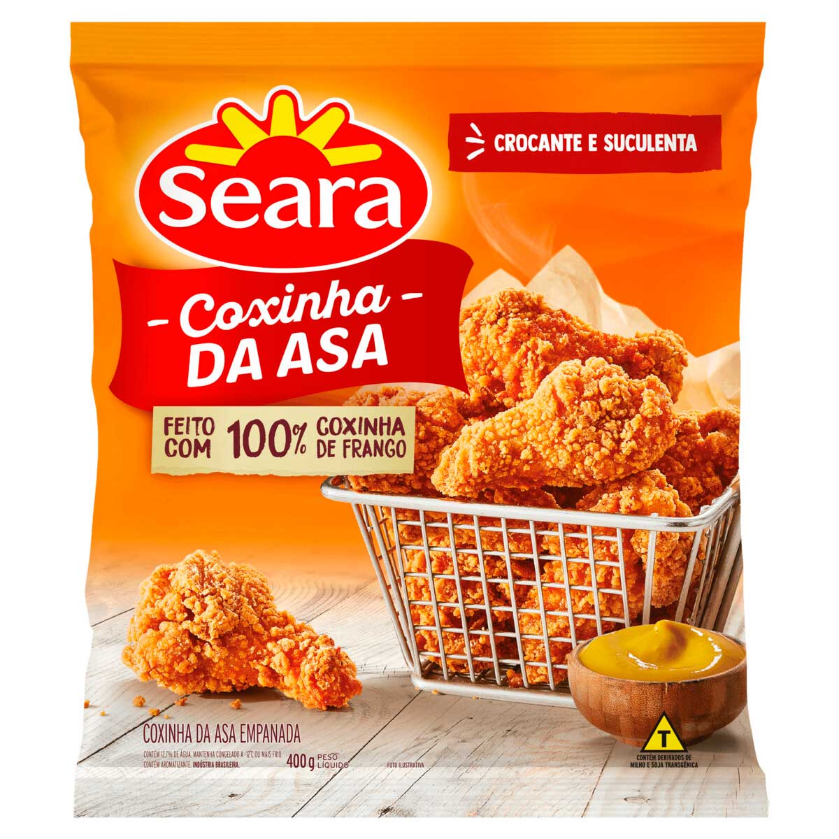 Empanado de Frango Coxinha da Asa Seara 400g