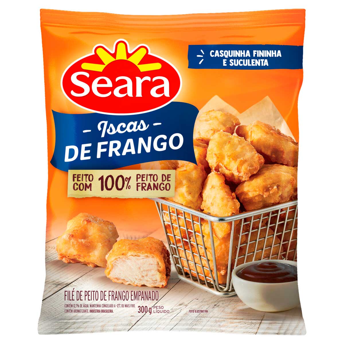 Empanado de Frango Filé de Peito em Iscas Seara 300g