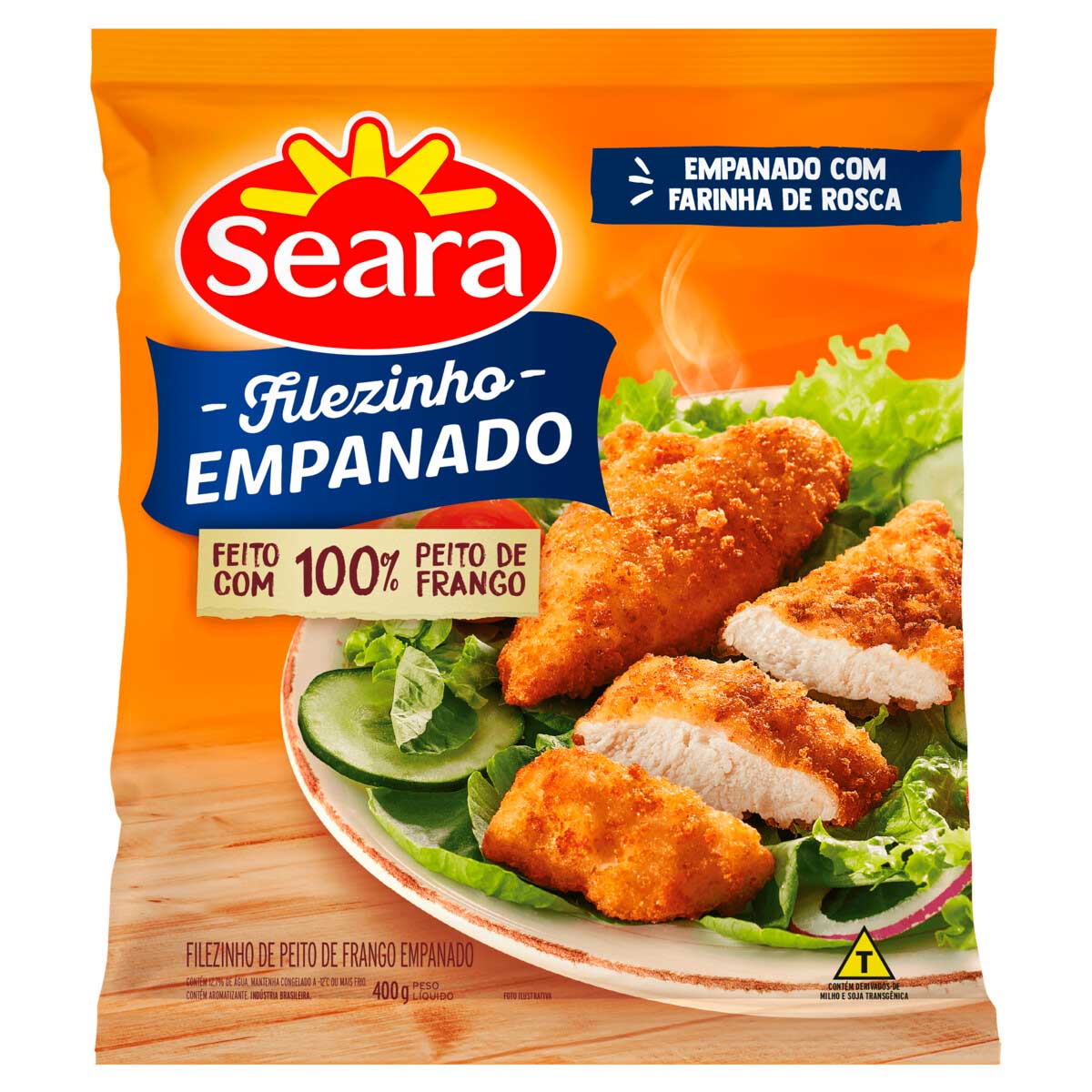 Empanado de Frango Filezinho de Peito Seara 400g