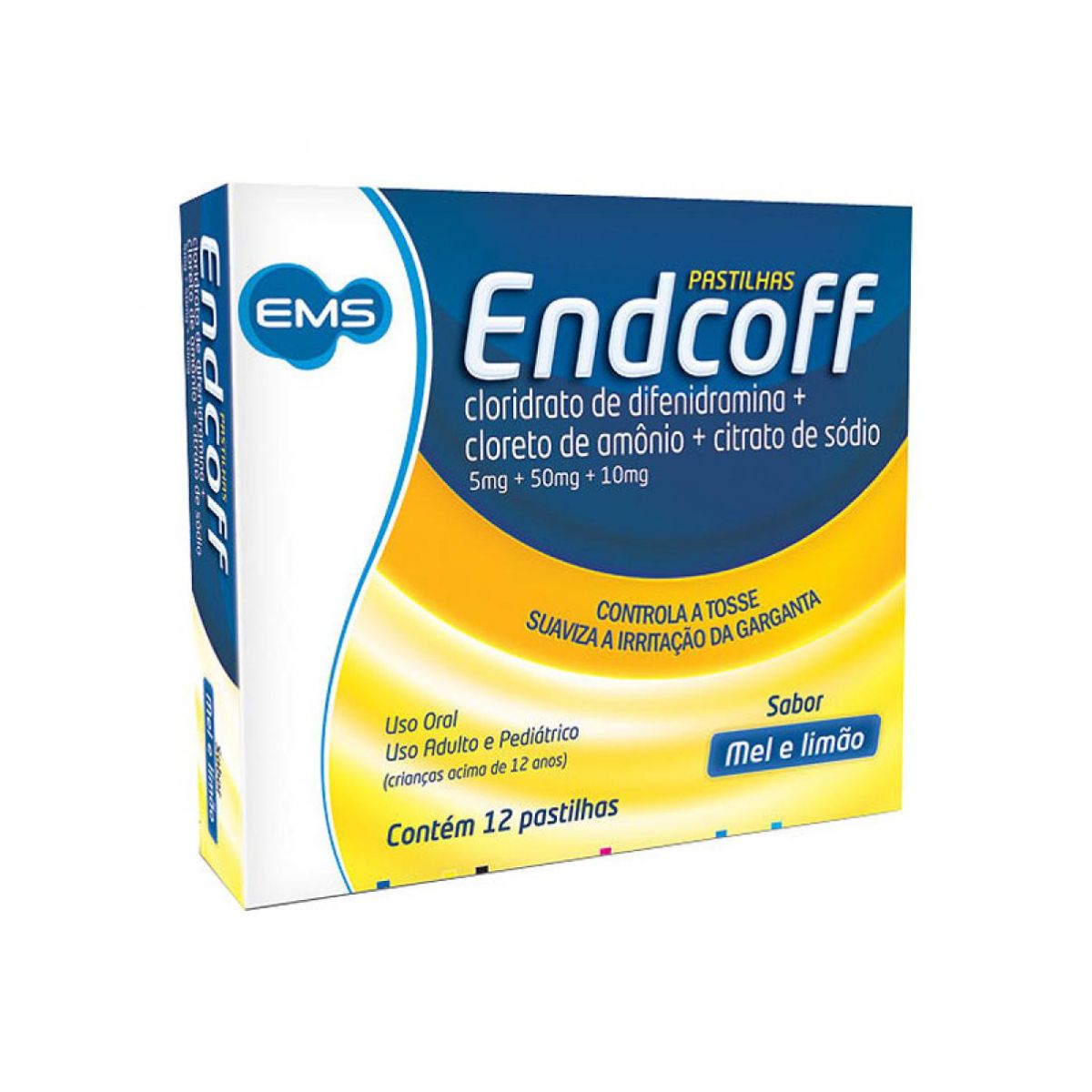 Endcoff sabor mel com 12 pastilhas