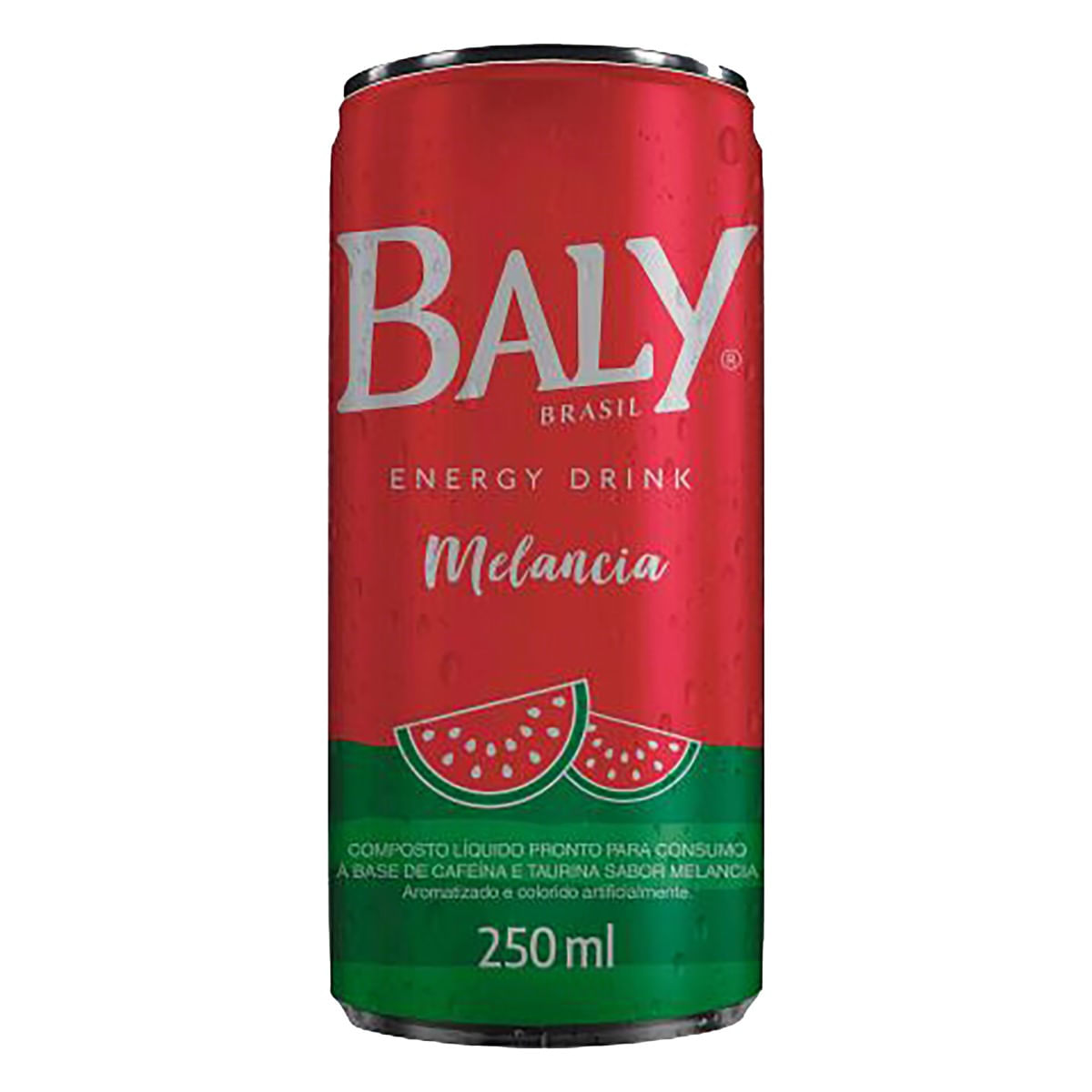 Energético à Base de Cafeína e Taurina Melancia Baly 250ml