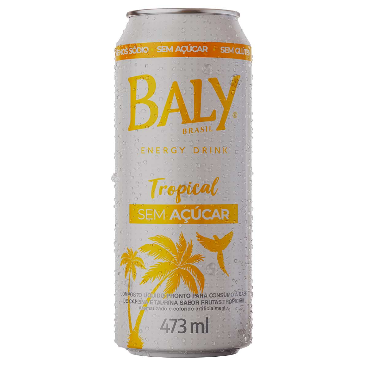 Energético Baly Tropical Zero Açúcar 473ml