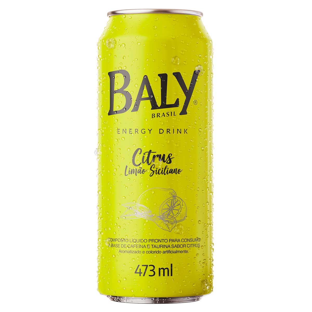 Energético Citrus Limão Siciliano Baly 473ml