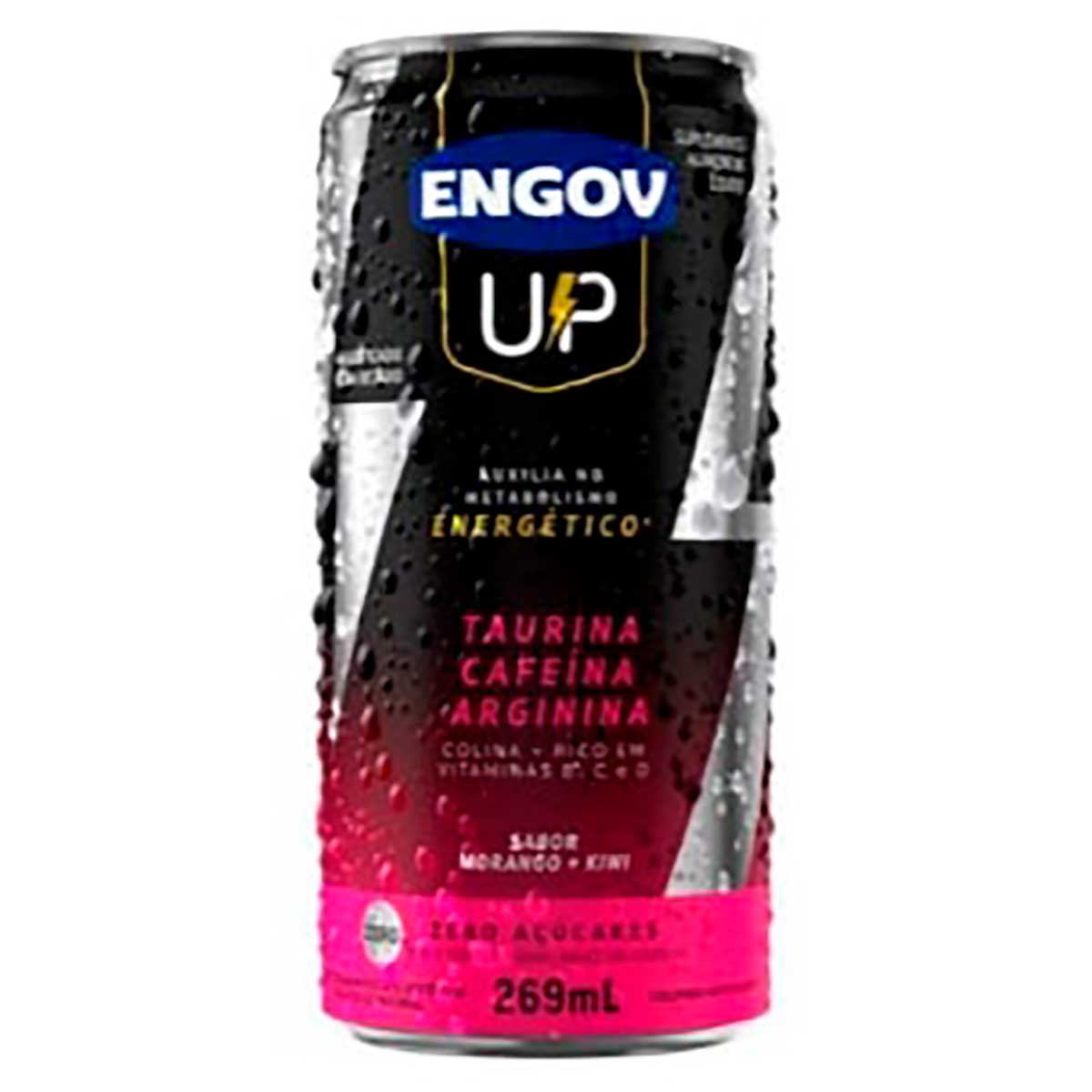 Energético Engov Up Sabor Morango e Kiwi 269ml