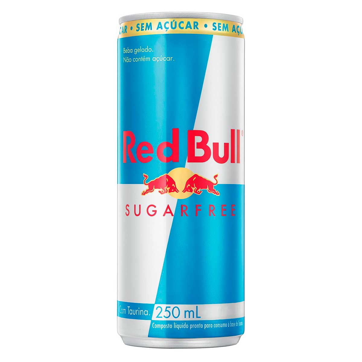 Energético Sem Açúcar Red Bull Energy Drink Sugarfree, 250 ml