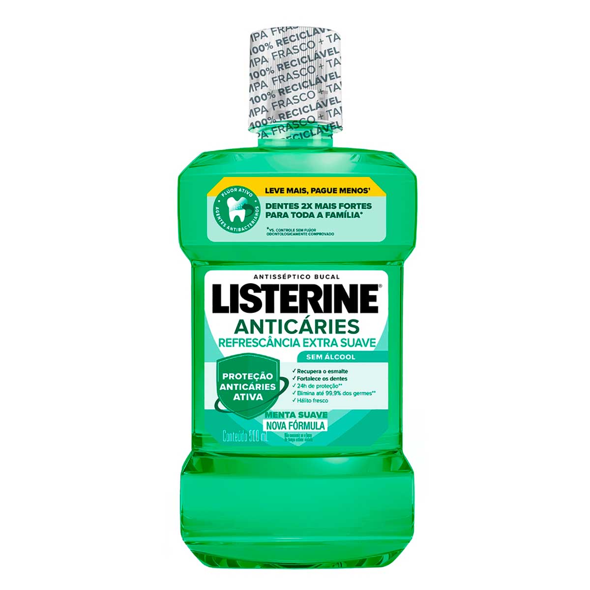 Enxaguante Bucal Listerine Anticáries 500ml