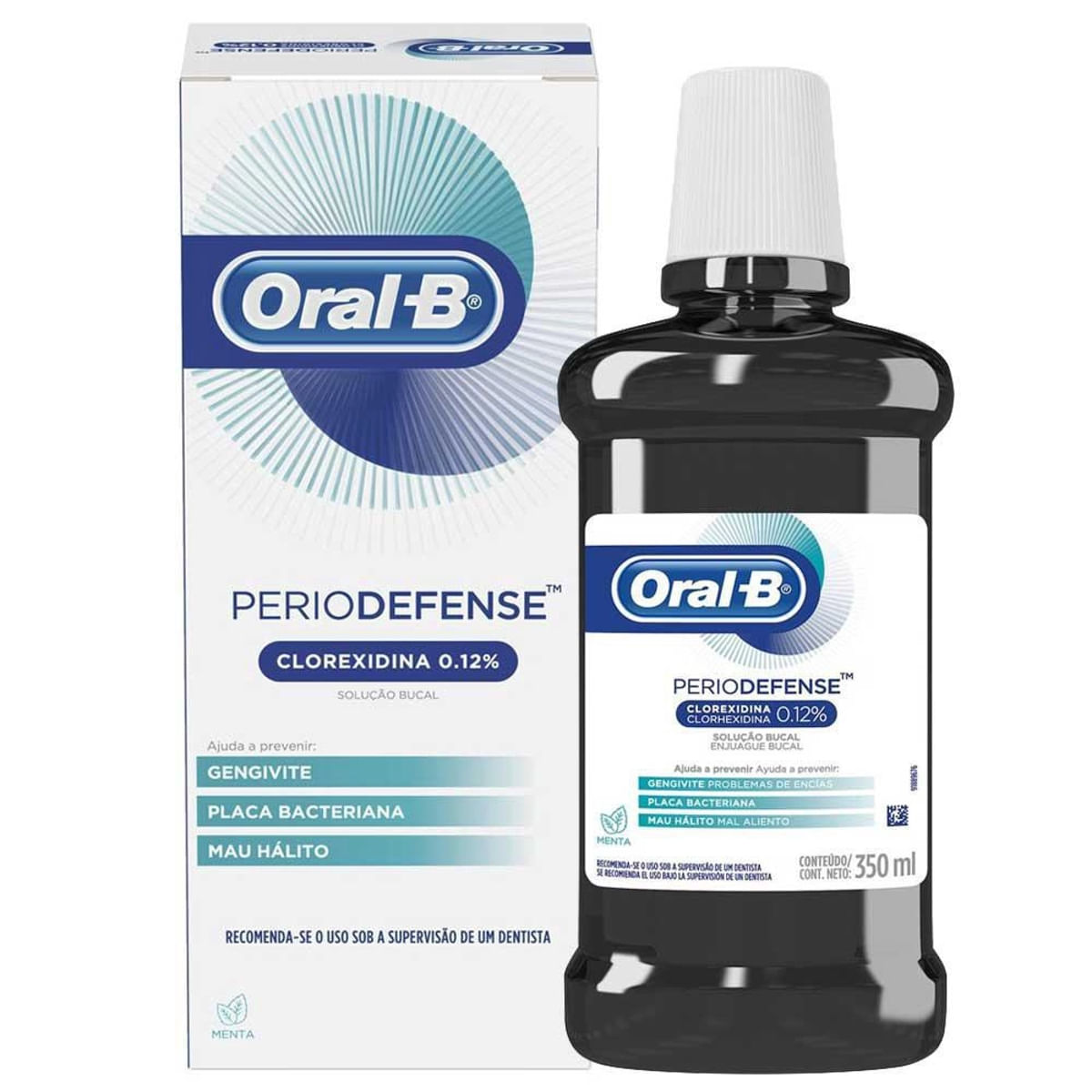 Enxaguante Bucal Periodefense Oral B 350 Ml