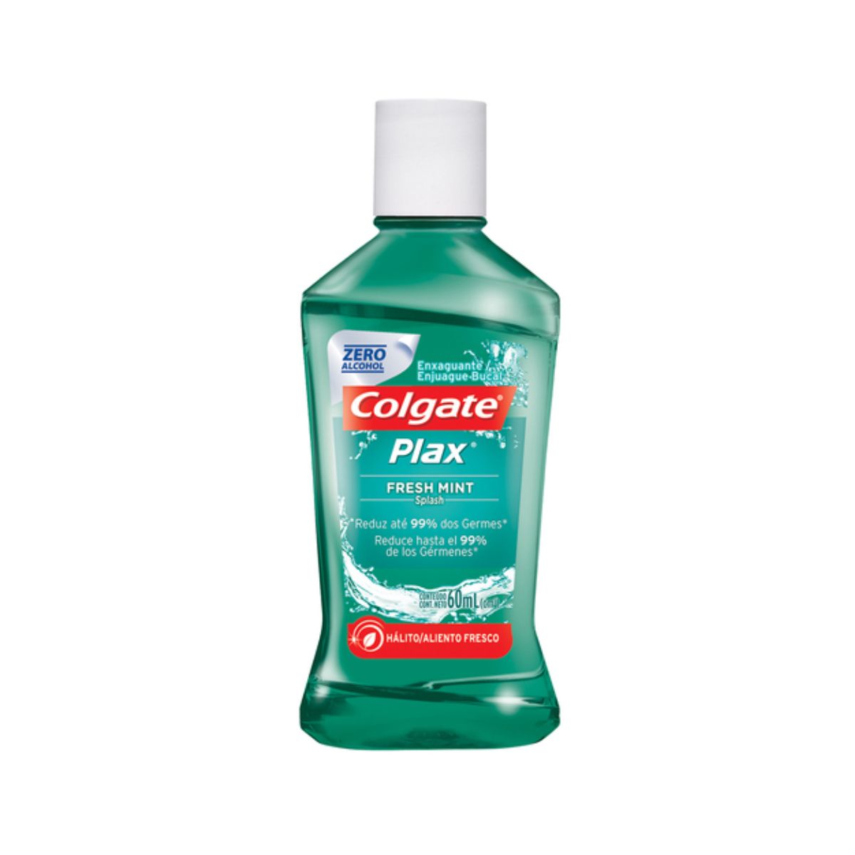 Enxaguante bucal Colgate fresh mint com 60 ml