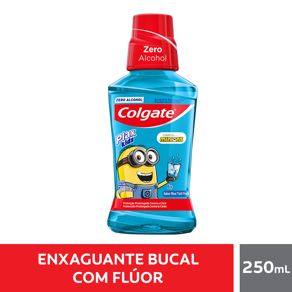 Enxaguante Bucal Colgate Plax Kids Minions 250ml