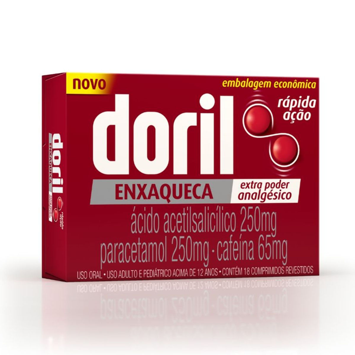 Enxaqueca Doril 18 Comprimidos