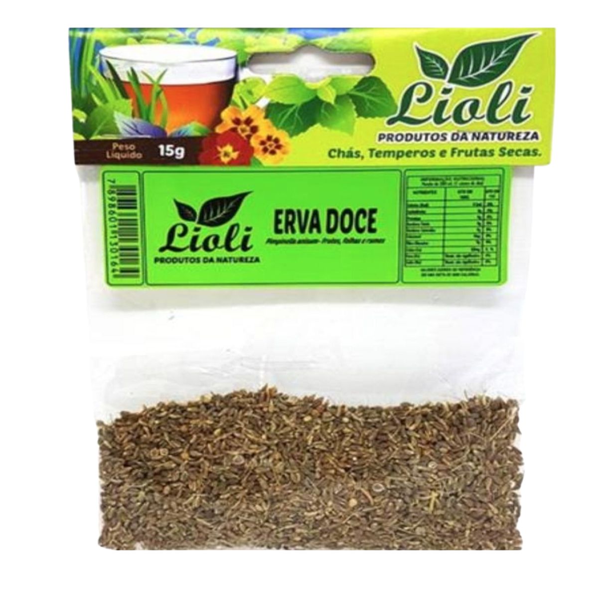 Erva Doce Lioli 100 g