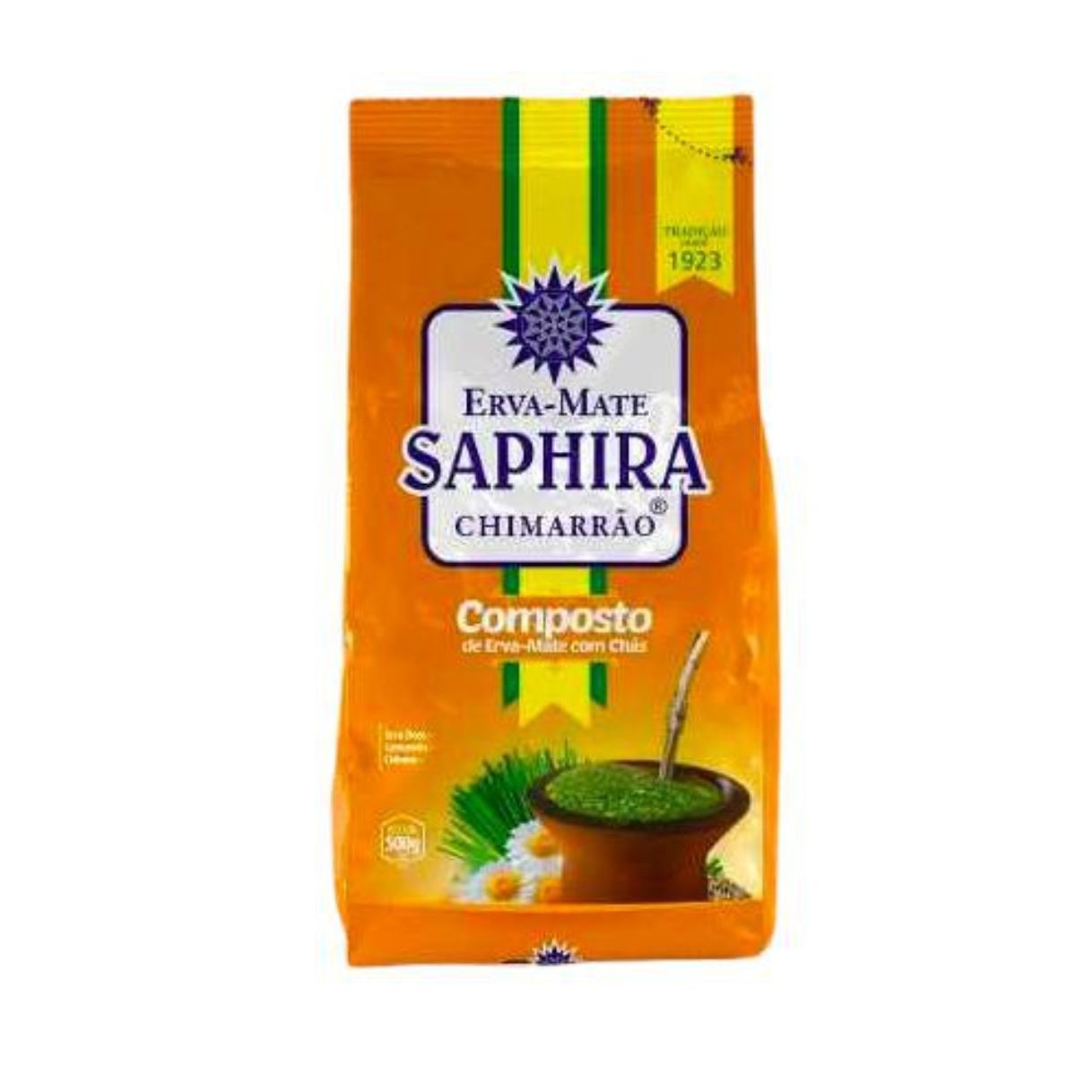 Chá Erva Mate Composta Chá Saphira 500 g