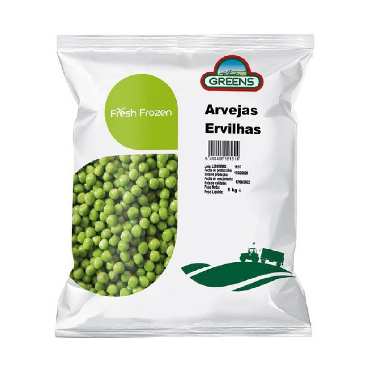 Ervilhas Congeladas 1 Kg Green