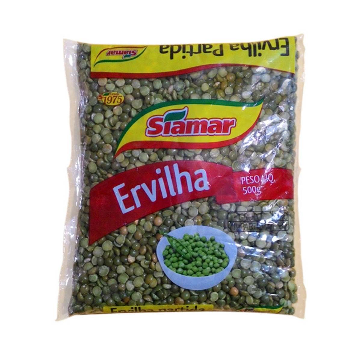 Ervilha Partida Siamar Saco 500 g