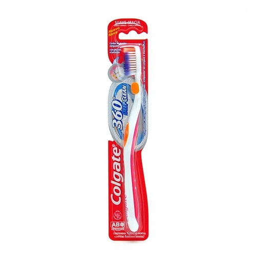 Escova Dental Macia Colgate 360 Deep Clean Ultra Compacta 1 unidade