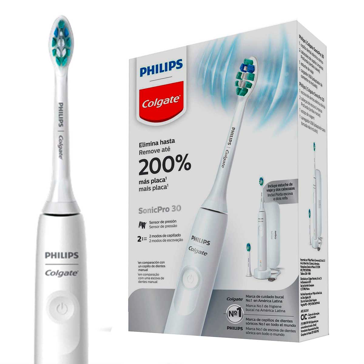 Escova de dente Elétrica Philips Colgate SonicPro 30 1 unid