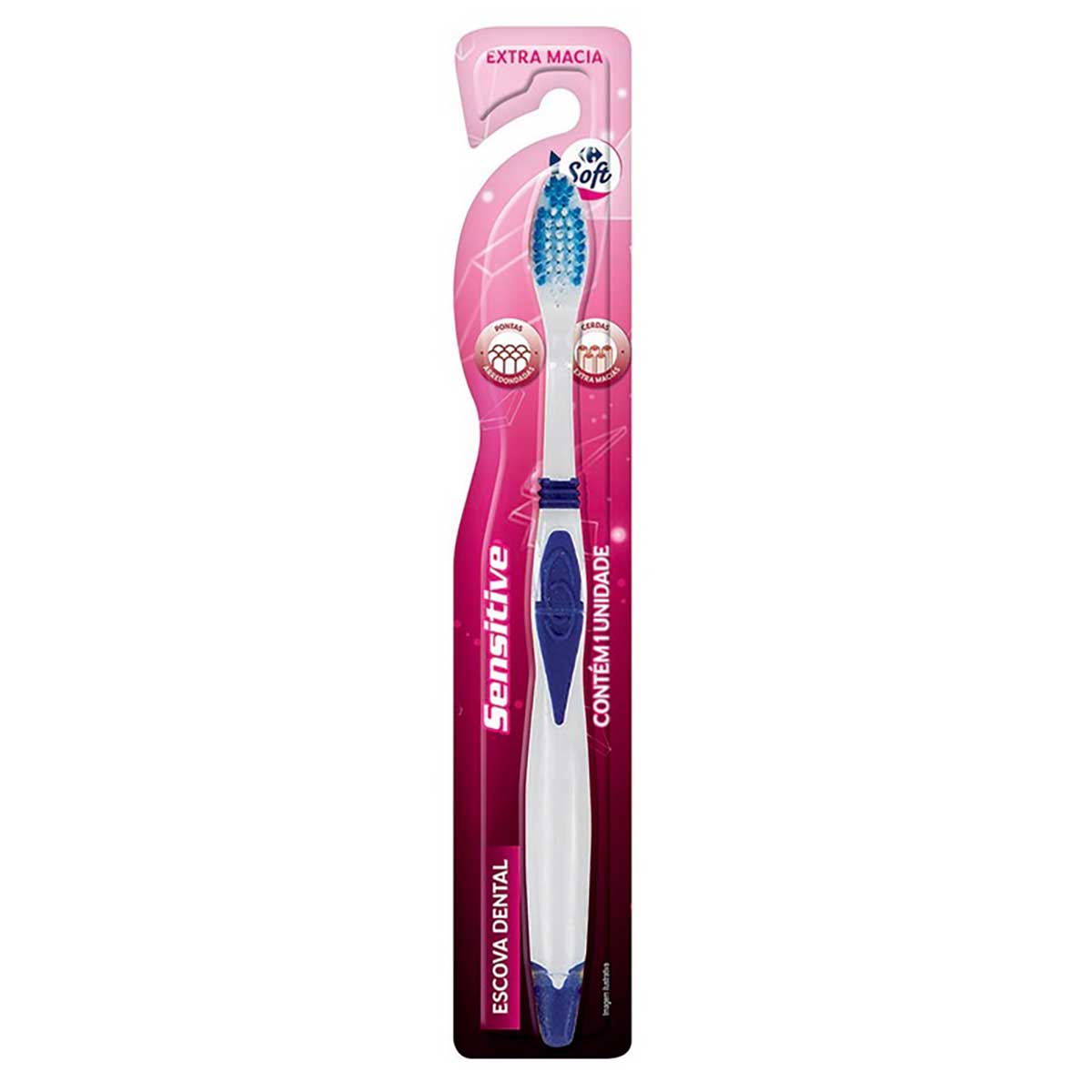 Escova Dental Carrefour Soft Sensitive 1 Unidade