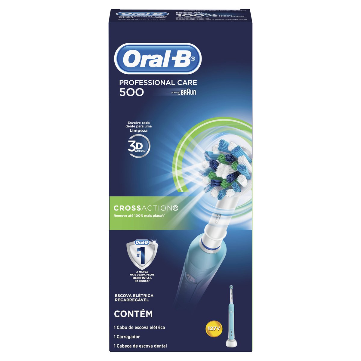 Escova Dental Elétrica Oral-B Professional Care 500 Branca 110V