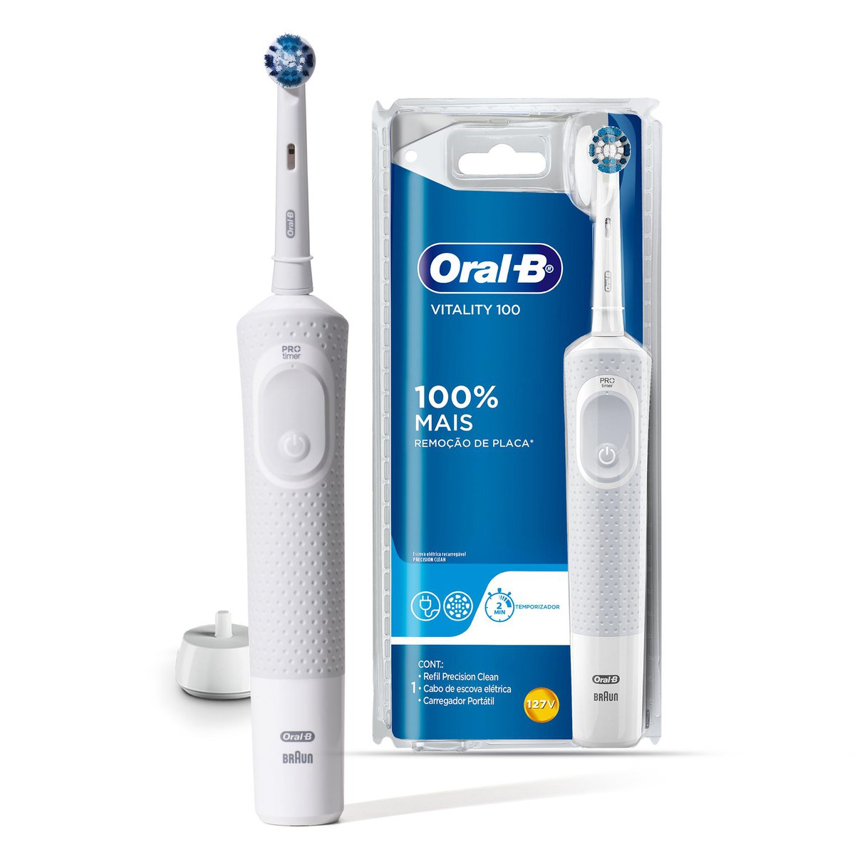 Escova Elétrica Oral-B Vitality Precision Clean 110v