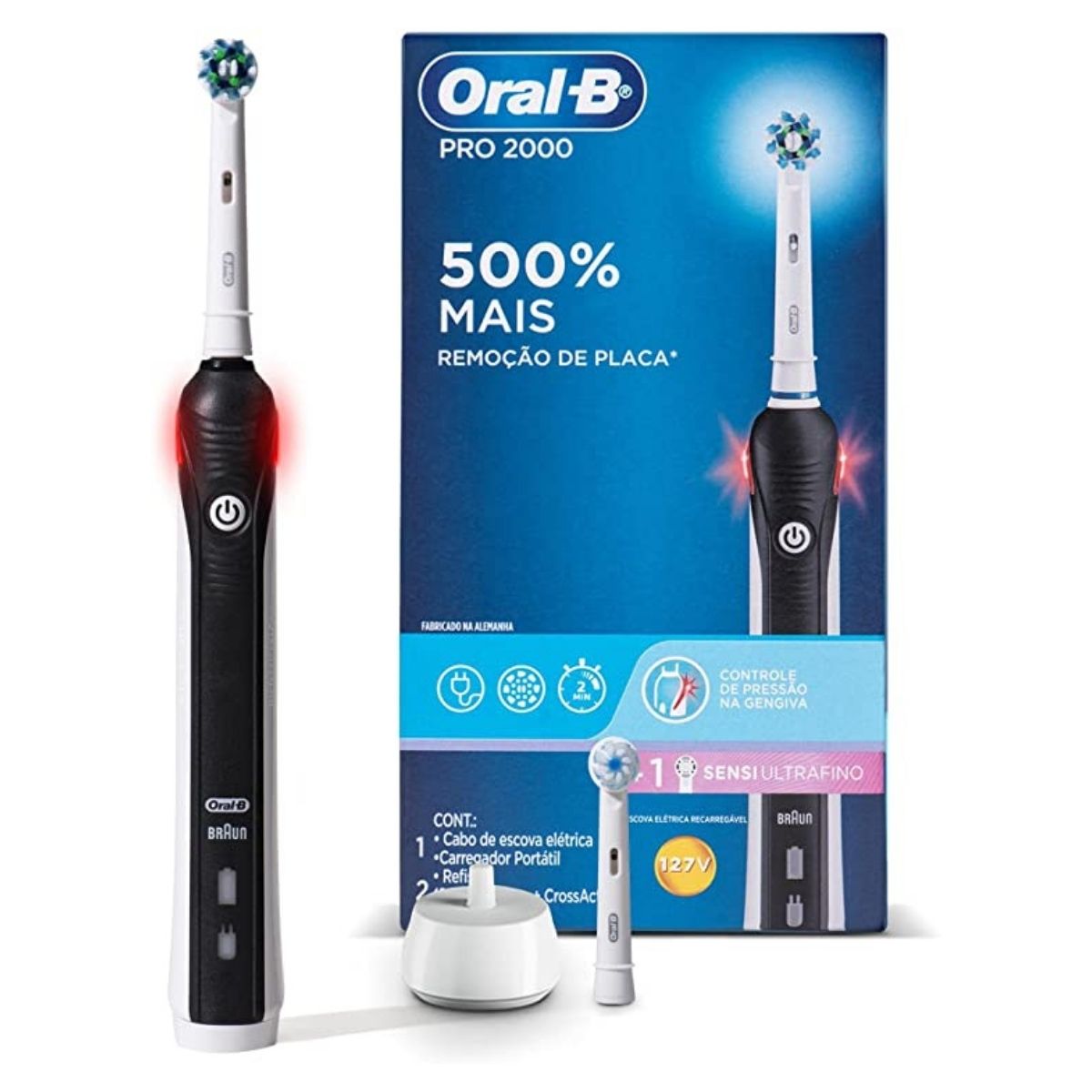 Escova Eletrica Recarregavel Oral B Pro 2000