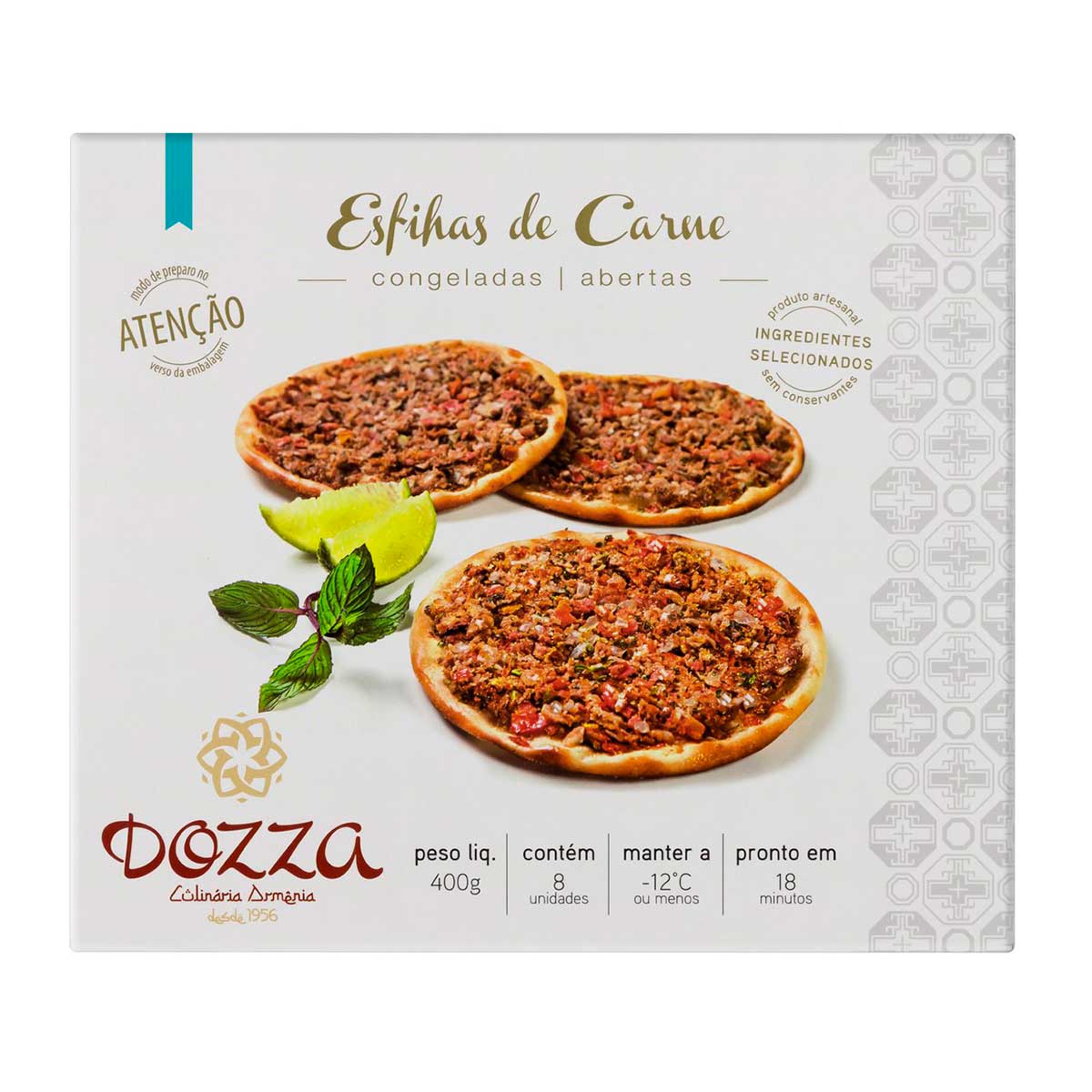 ESFIHA ABERTA CONG DOZZA CARNE 400G